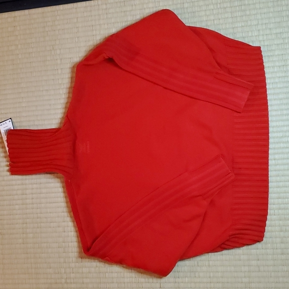 Ivy Park x Adidas Originals Long-Sleeve Cropped Turtleneck Sweater,  sz Medium - Picture 4 of 9